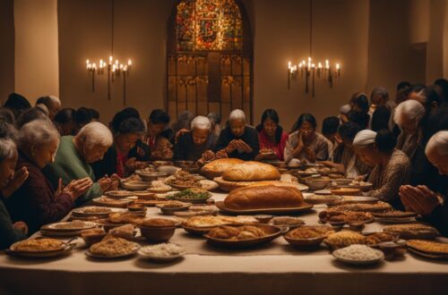 Prayer At A Communal Fellowship Meal