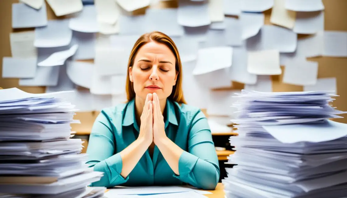 Soothing Prayer for Stress at Work Relief