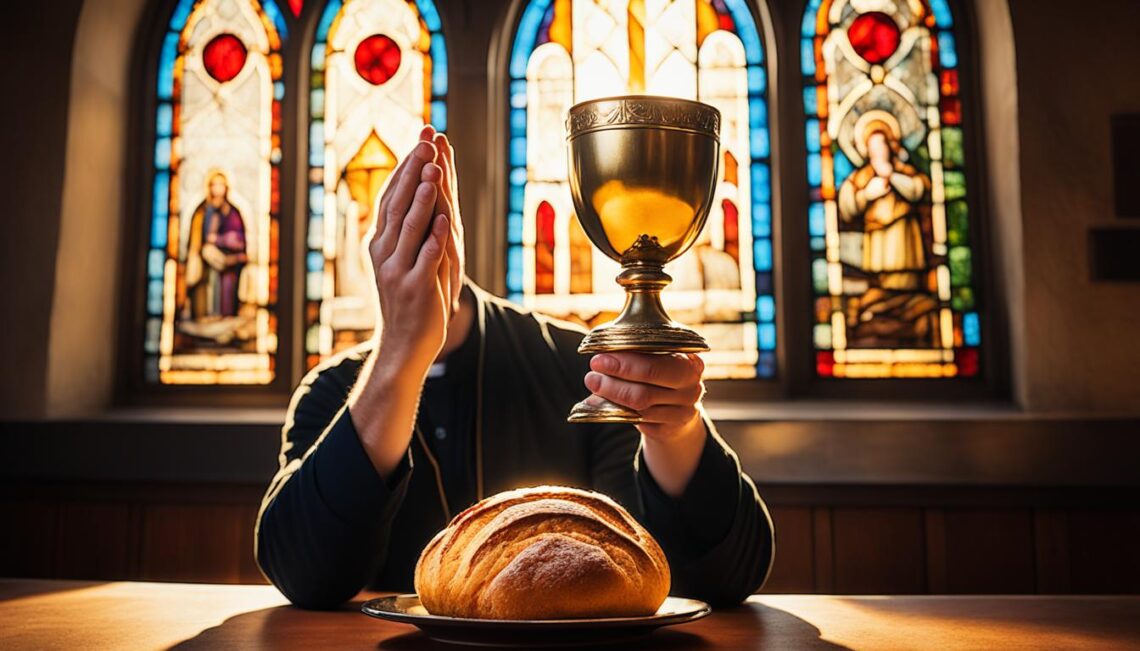 Prayer For The Communion Bread And Cup