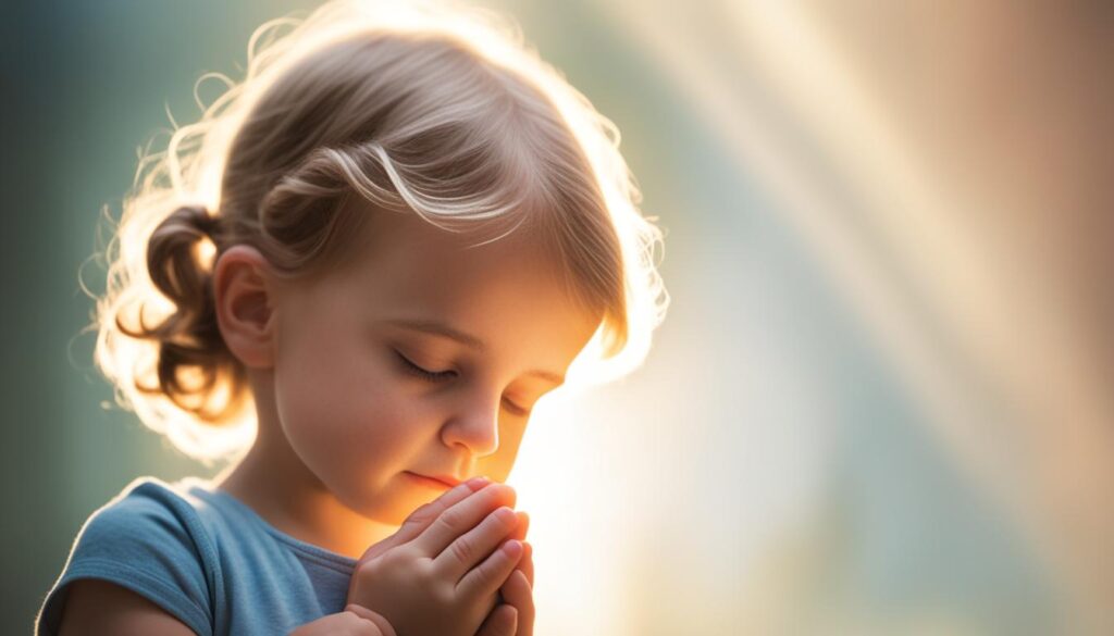 Praying for my sick daughter