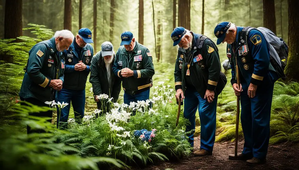 Praying for veterans