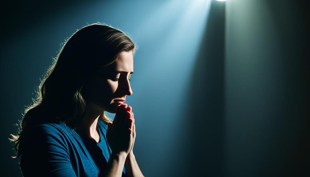 Seeking Solace in Prayer - Image