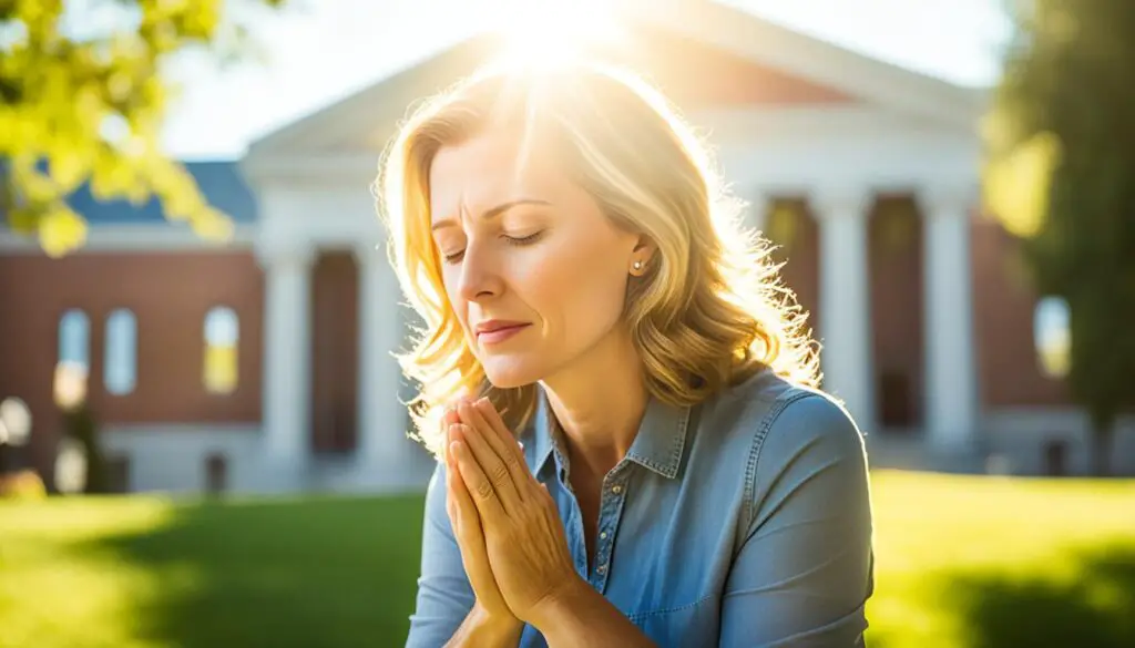 finding comfort through prayer during a legal case