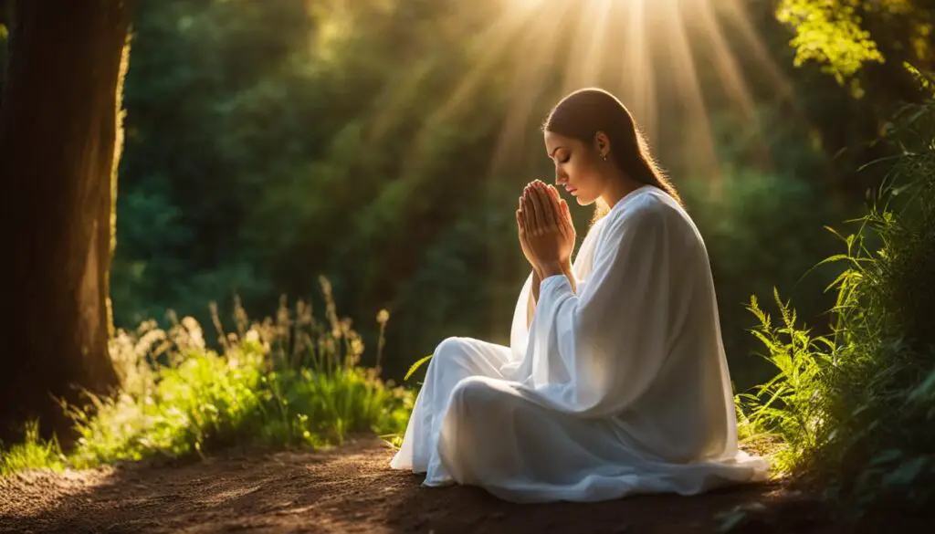 finding peace through prayerful reflection