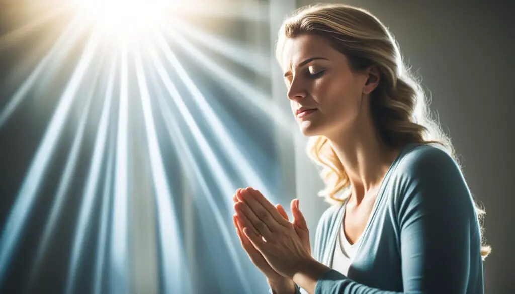 finding solace in prayer