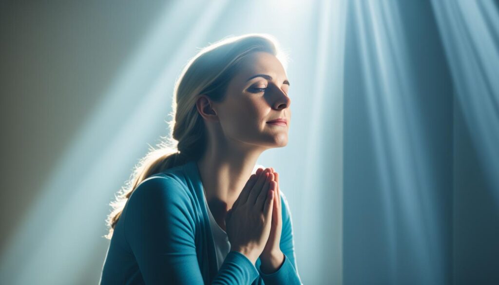 finding solace in prayer