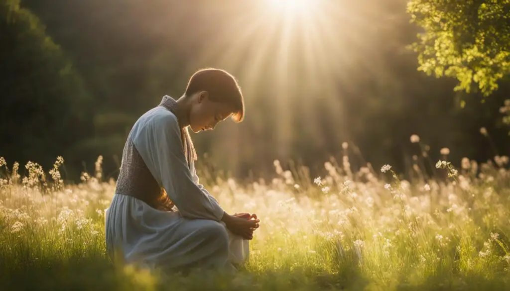 finding strength and calm through prayer