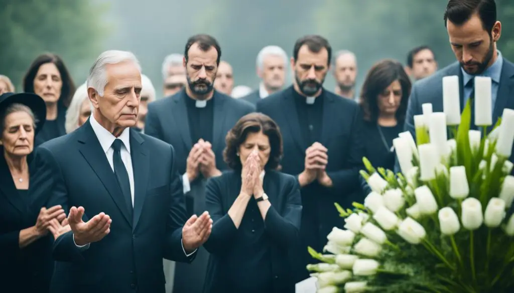 funeral ceremony prayer