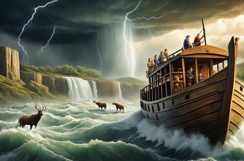 how long was noah in the ark