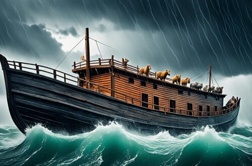 how many days was noah in the ark