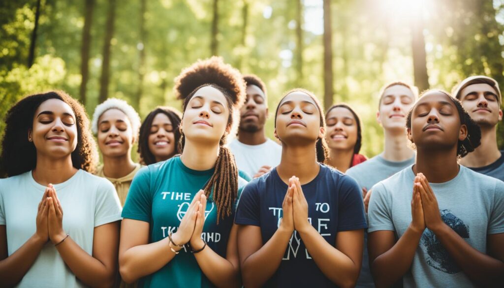 inspirational prayers for youth groups