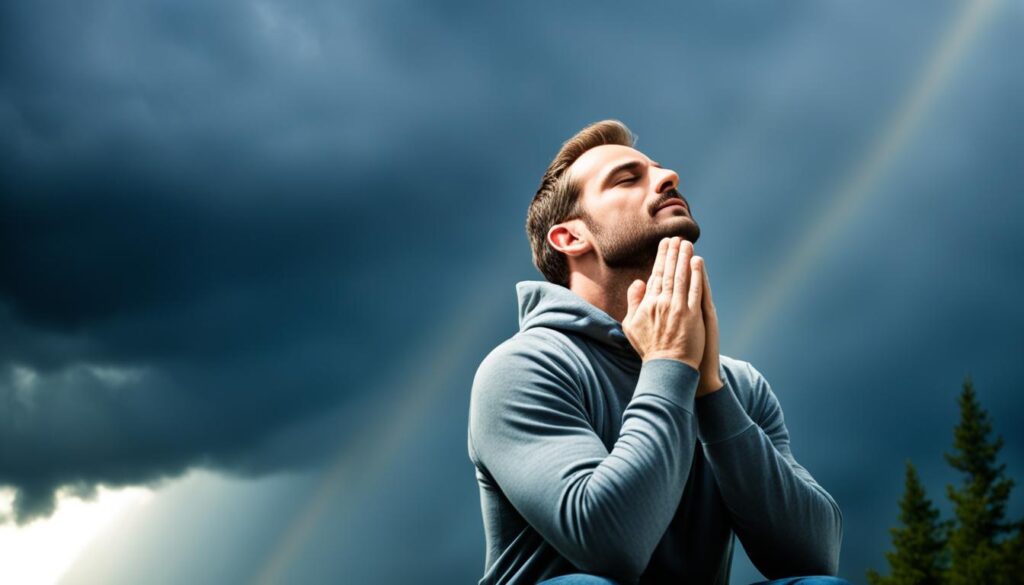 prayer for inner strength against negative thoughts