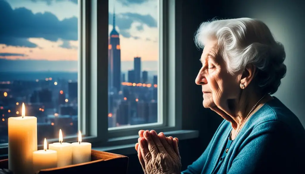praying for grandma's decision to follow Christ