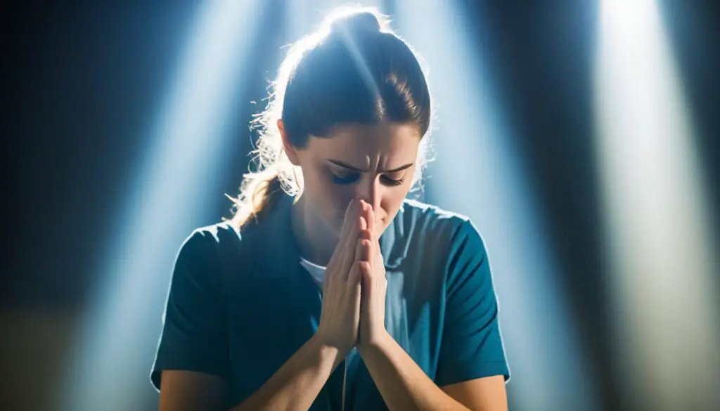 seeking God's forgiveness through prayer