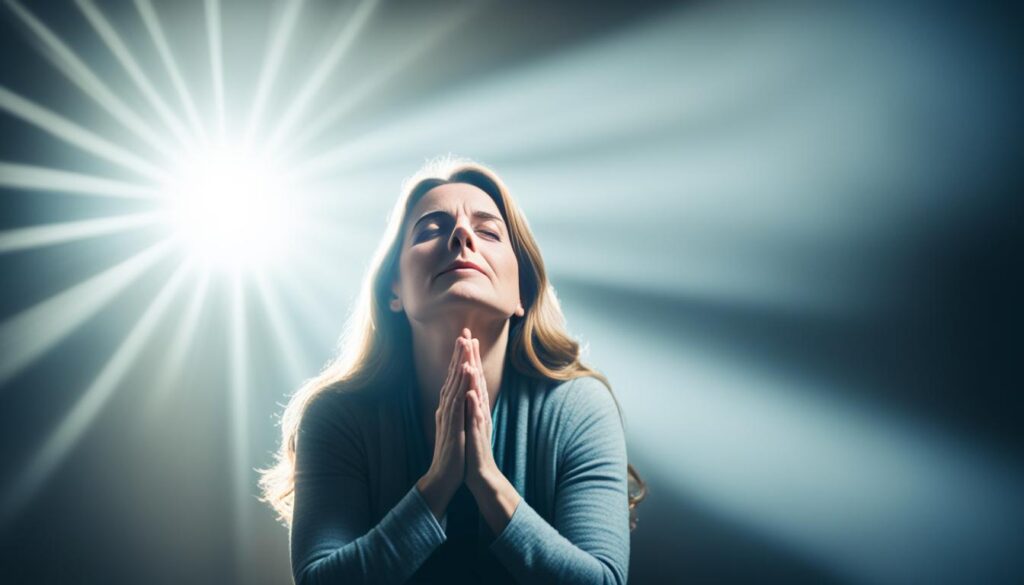 seeking help through prayer