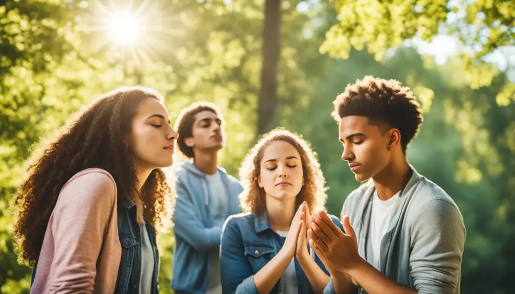 youth group prayer